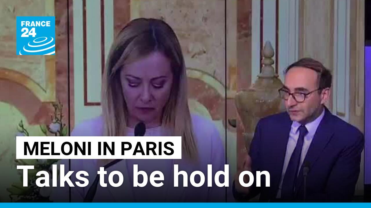 Giorgia Meloni in Paris: Talks between Italian PM and Macron on migration, defense – France 24